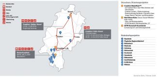 Regionale Bauvorhaben 2018 in Hessen (Quelle: Deutsche Bahn)