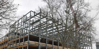 Das neue Parkhaus "Am Dom" nimmt allmählich Gestalt an. (Foto: Stadtverwaltung Worms)