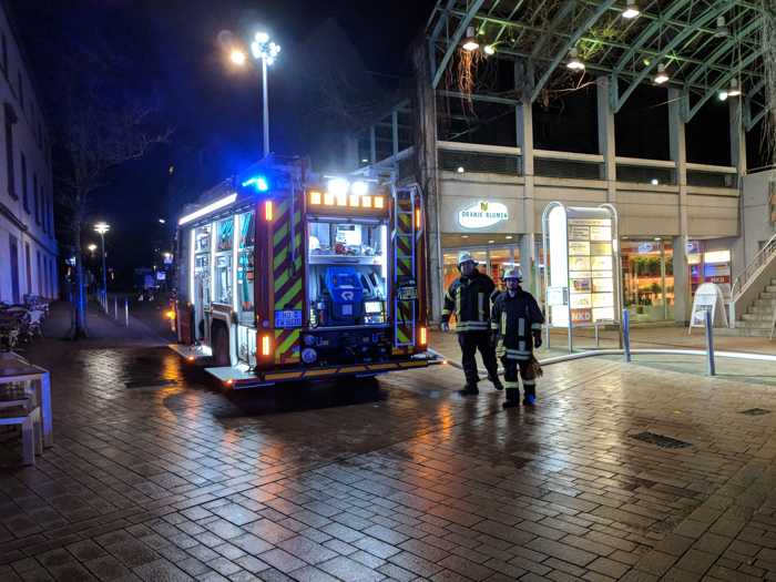 Einsatz wegen eines Dehnfugenbrandes