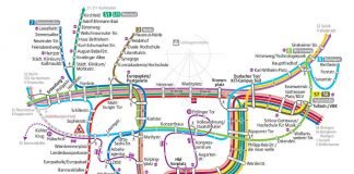 KVV-Liniennetzplan Bauarbeiten Osterferien (Foto: KVV)