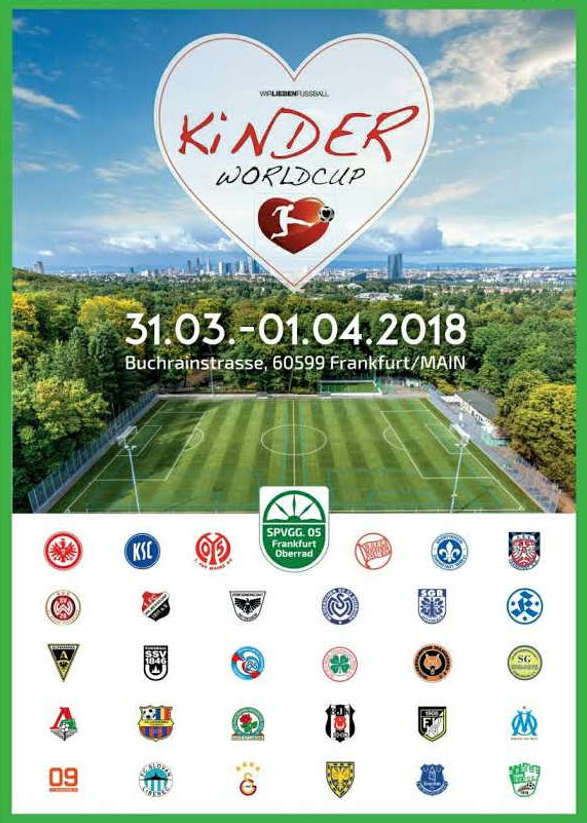 1. Kids World Cup in Frankfurt Veranstaltungsplakat