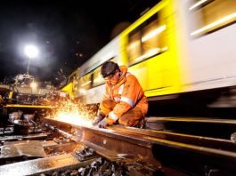 Gleisarbeiten der Deutschen Bahn in Koblenz. (Foto: Marco Prosch)