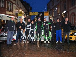 Siegerfoto Gesamtklassement, ADAC Saarland-Pfalz Rallye 2018 (Foto: ADAC Motorsport)