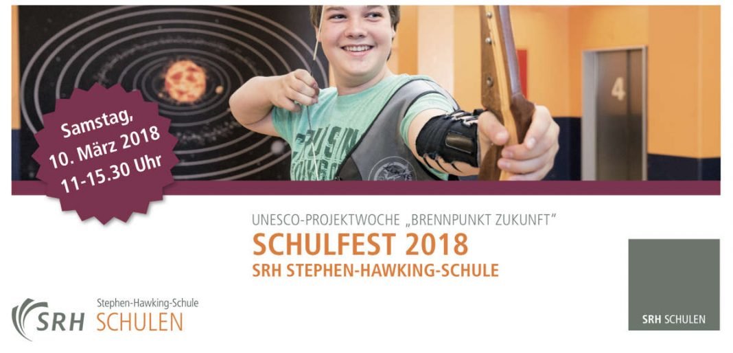 Veranstaltungsplakat (Quelle: SRH Schulen GmbH)