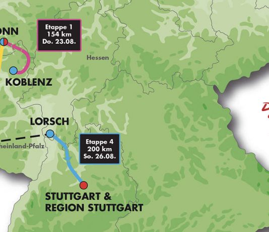 Streckenkarte (Deutschland-Tour)