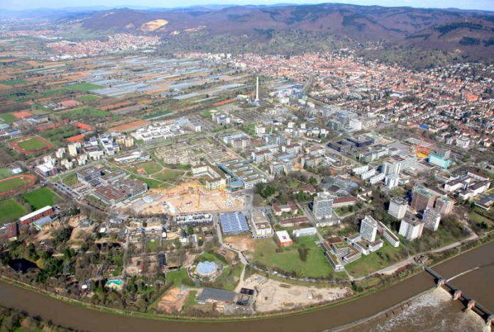 Luftaufnahme Campus Neuenheimer Feld (Foto: UniversitätsKlinikum Heidelberg)