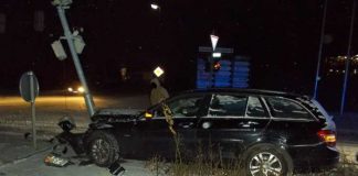 Glätteunfall in der Johannes-Kopp-Straße, Landau/Pfalz