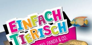 Plakat „Einfach tierisch!” - Titelbild Dimetrodon: © Tricture by eli – eine lose idee – GmbH