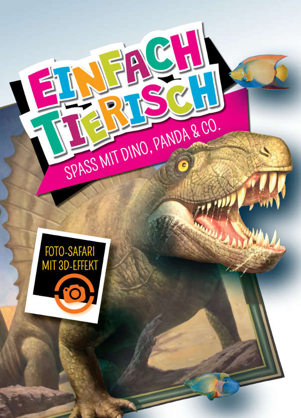 Plakat „Einfach tierisch!” - Titelbild Dimetrodon: © Tricture by eli – eine lose idee – GmbH