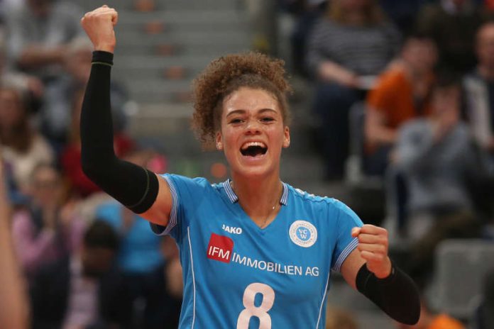 Reist zur Nationalmannschaft: VCW-Diagonalangreiferin Kimberly Drewniok (Foto: Detlef Gottwald)