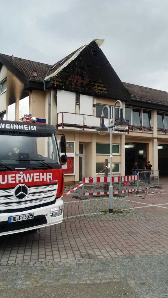 Brandlegung nach Einbruch bei der Feuerwehr Quelle: privat Brandlegung nach Einbruch bei der Feuerwehr Quelle: privat