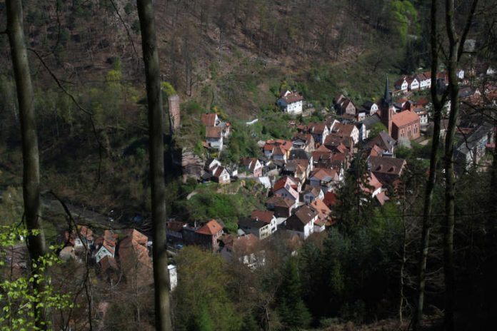 Elmstein vom Möllberg aus gesehen (Foto: Förderverein historische Wappenschmiede Elmstein e.V.)