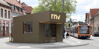 Das neue rnv-Kiosk in Seckenheim (Foto: rnv GmbH)