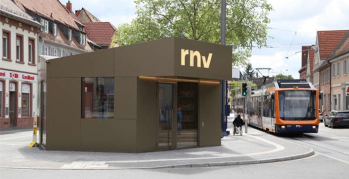 Das neue rnv-Kiosk in Seckenheim (Foto: rnv GmbH)