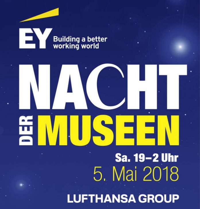 Logo Nacht der Museen 2018 (Quelle: k/c/e Marketing³ GmbH)