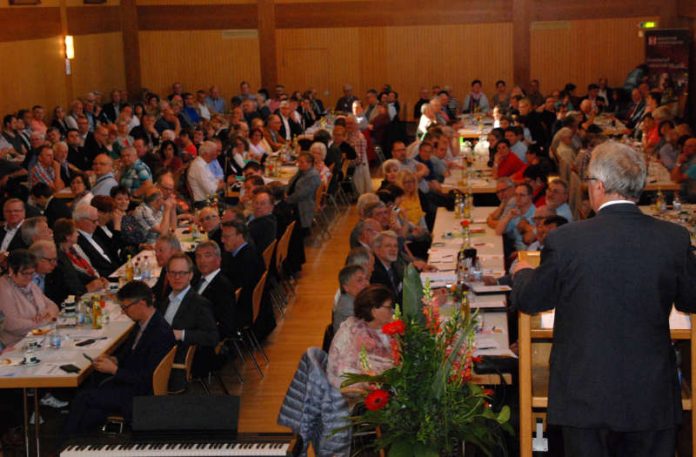 Vertreter aus 200 Chören in Baden waren zum Chorverbandstag des Badischen Chorverbandes nach Leimen gekommen. (Foto: bcv)