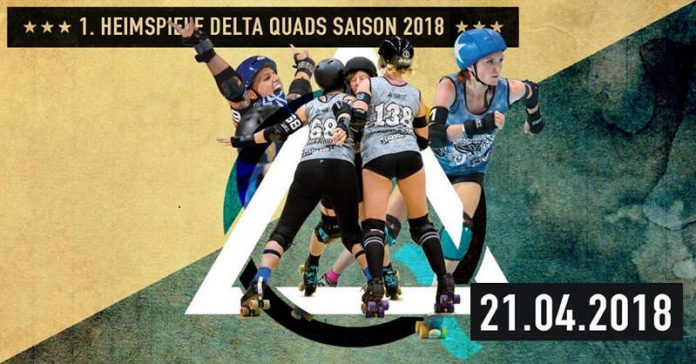 Doubleheader der Rhein-Neckar Delta Quads Veranstaltungsplakat