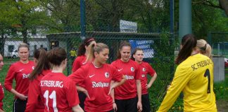 Die Frauenfußballmannschaft des SC Freiburg (Foto: Hannes Blank)