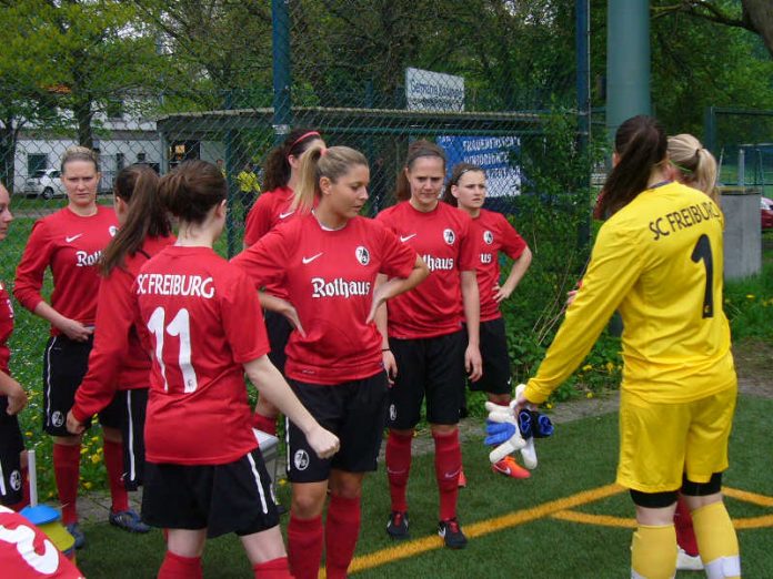 Die Frauenfußballmannschaft des SC Freiburg (Foto: Hannes Blank)