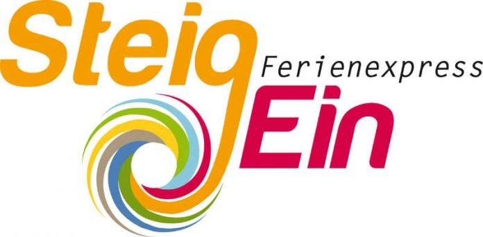 Ferienexpress 'Steig ein' (Quelle: Stadt Mannheim) Logo Ferienexpress 'Steig ein' (Quelle: Stadt Mannheim)