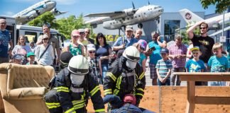 Foto von einer Rettungsübung (Foto: Thorsten Sperk