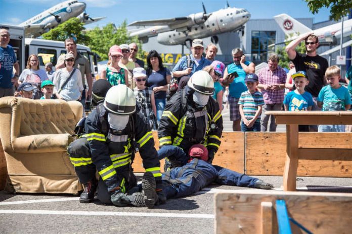 Foto von einer Rettungsübung (Foto: Thorsten Sperk