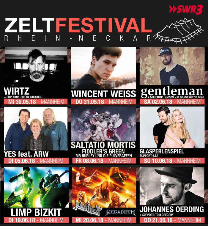 ZELTFESTIVAL RHEIN-NECKAR 2018