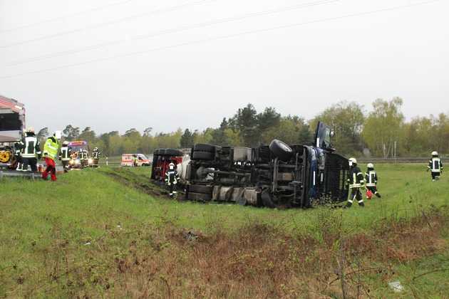 Unfallstelle an der B9