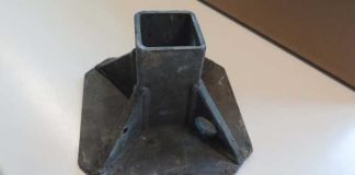 Woher stammen diese Metallfüße, die auf der Bundesstraße bei Wölfersheim heute Morgen gefunden wurden?
