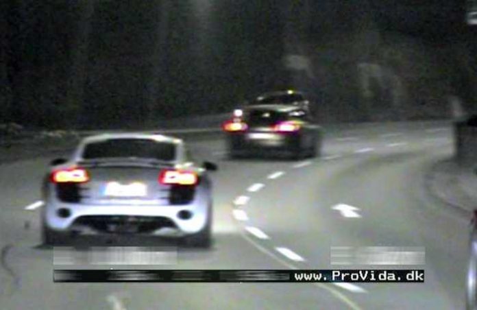 Bild aus der Aufzeichnung eines Provida-Fahrzeugs der Kasseler Polizei aus der Nacht zum Ostersonntag am Weinberg in Kassel. Bild aus der Aufzeichnung eines Provida-Fahrzeugs der Kasseler Polizei aus der Nacht zum Ostersonntag am Weinberg in Kassel.