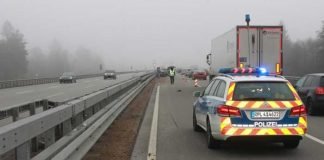 Unfallstelle Kreuz Landstuhl