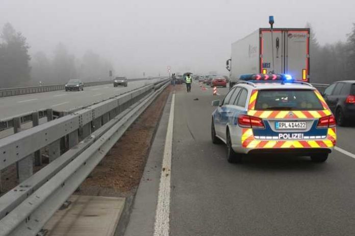 Unfallstelle Kreuz Landstuhl Unfallstelle Kreuz Landstuhl