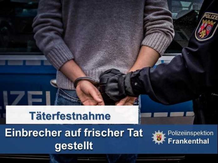 Einbrecher auf frischer Tat ertappt Einbrecher auf frischer Tat ertappt