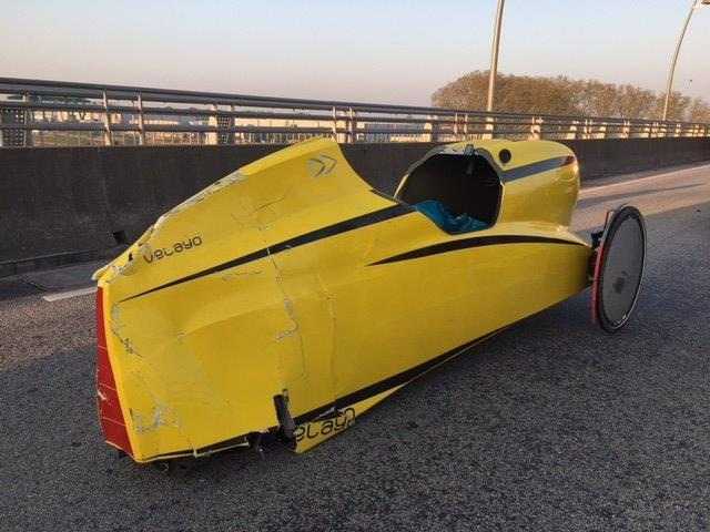 Das unfallbeteiligte Velomobil