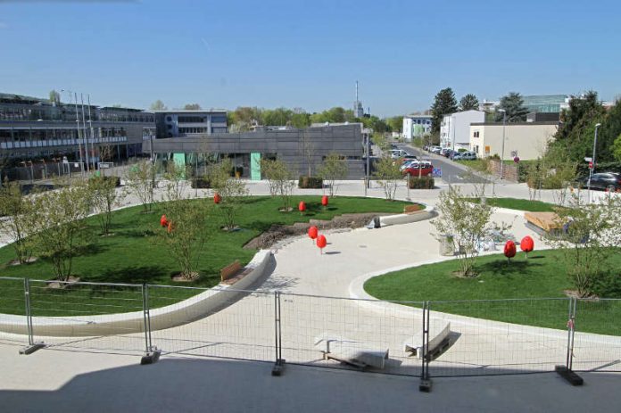 Grüner Platz fast fertig (Foto: Stadt Ingelheim)