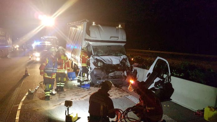 Foto von der Einsatzstelle (Foto: Feuerwehr Weingarten)