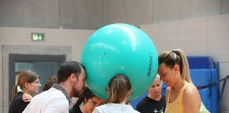 Einige der Kongressteilnehmer im Haus des Sports in Stuttgart (Foto: Schwäbischer Turnerbund)