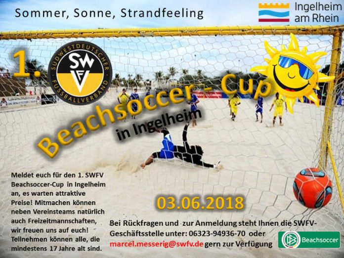 SWFV-Beachsoccer Cup in Ingelheim Veranstaltungshinweis