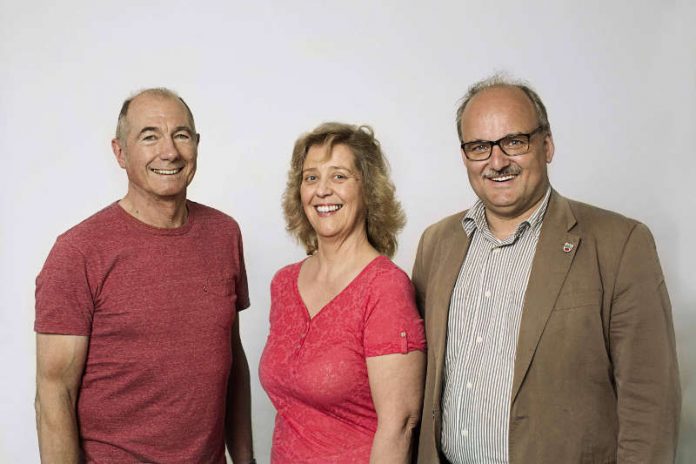 Harald Wagner, Karin Vahlberg-Ruf und Michael Schmidt (Foto: traffiQ Frankfurt)