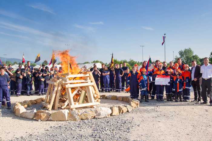 Dossenheim: Pfingstzeltlager der Jugendfeuerwehr Dossenheim (Quelle: Feuerwehr Dossenheim)