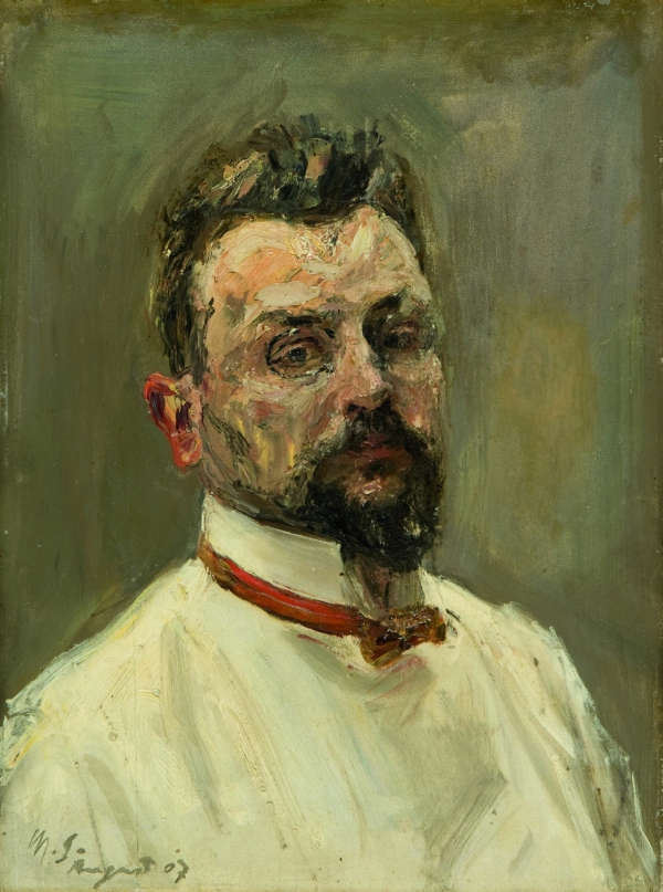 Slevogt (Selbstbildnis von 1907) in drei Sprachen: Führungen am Internationalen Museumstag (Foto: mpk) Slevogt (Selbstbildnis von 1907) in drei Sprachen: Führungen am Internationalen Museumstag (Foto: mpk)