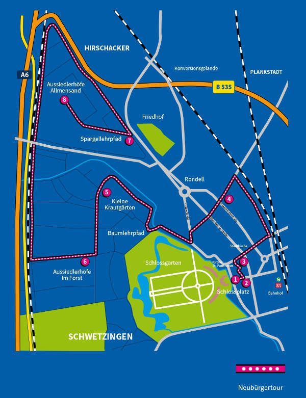 Streckenführung der Radtour (Grafik: Klaus-Peter Deimann)