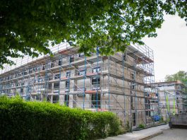Zwei neue Mehrfamilienhäuser mit 35 Mietwohnungen werden gebaut (Foto: Stadt Frankfurt / Heike Lyding)