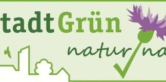 Logo StadtGrün naturnah (Quelle: Kommunen für biologische Vielfalt e.V.)