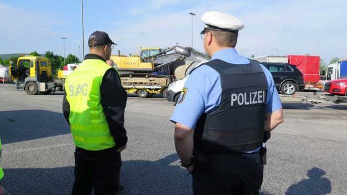 Kontrolle auf der A5