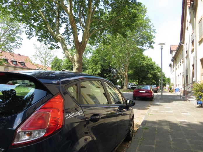 Stationseröffnung in der Forster Straße (Foto: Stadtmobil Rhein-Neckar AG)