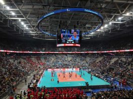 Der VC Wiesbaden stand im vergangenen März im Pokalfinale in Mannheim (Foto: Detlef Gottwald)