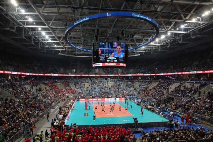 Der VC Wiesbaden stand im vergangenen März im Pokalfinale in Mannheim (Foto: Detlef Gottwald)