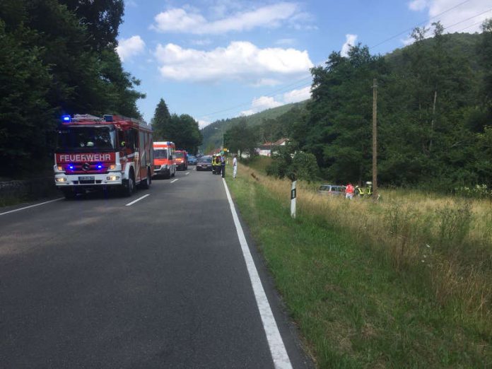 Unfallstelle in Erfenstein (Foto: Polizei RLP)