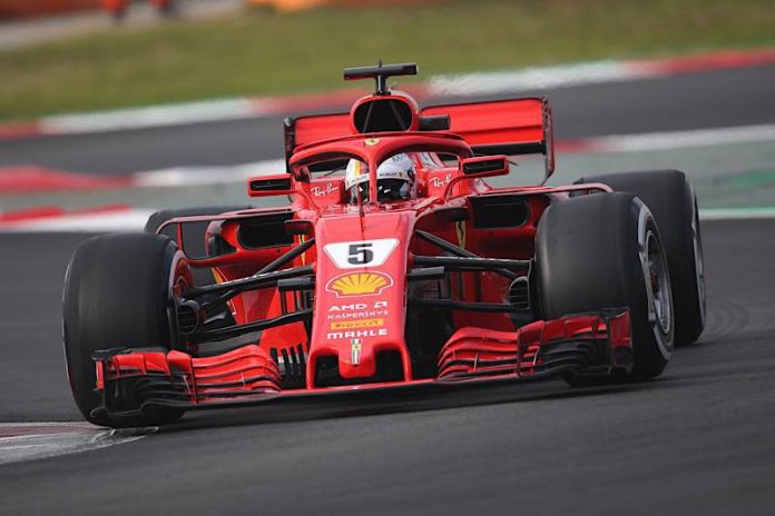 Ferrari-Pilot Sebastian Vettel (Heppenheim) (Hartmut Reuschel / Moto-Foto)